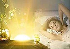 iluminación y brillo del despertador solar