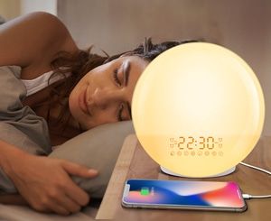 fuente de alimentación del despertador solar